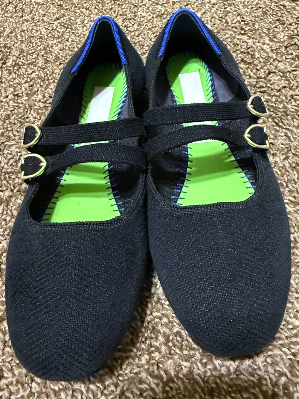 Rothy's The Double Buckle Mary Jane Flats